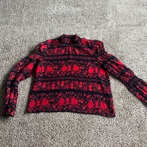 BB DAKOTA sheer long sleeve